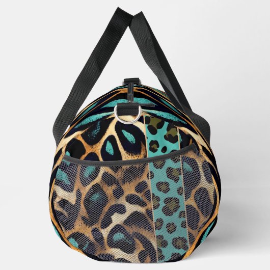 LEOPARD patroon - Duffel Bag Plunjezak (Rechts)