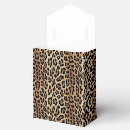 Leopard patroon, tijger, luipaard huid, modieus, bedankdoosjes (Geopend)