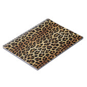Leopard patroon, tijger, luipaard huid, modieus, notitieboek (Linkerzijde)