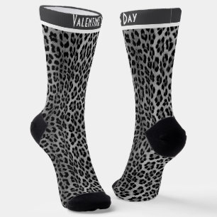 Leopard patroon, tijger, luipaard huid, modieus, sokken