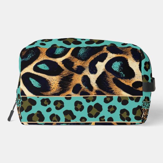 LEOPARD patroon - Toilettas Toilettasje (Achterkant)