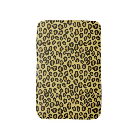 Leopard Pattern Badmat (Voorkant Verticaal)