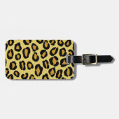 Leopard Pattern Bagagelabel (Voorkant horizontaal)