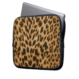 Leopard Pattern Electronics Bag Laptop Sleeve