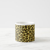 Leopard Pattern Espresso Kop (Voorkant)