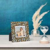 Leopard Pattern Frameless Photo Easel Back Fotoplaat (Insitu)