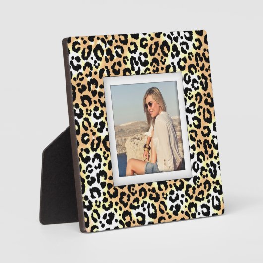 Leopard Pattern Frameless Photo Easel Back Fotoplaat (Voorkant)