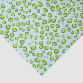 Leopard Pattern Green Gift Tissuepapier (Detail)