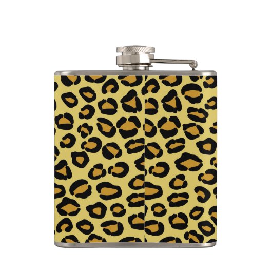 Leopard Pattern Heupfles (Achterkant)