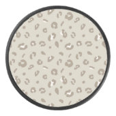 Leopard Pattern Hockey Puck (Voorkant)