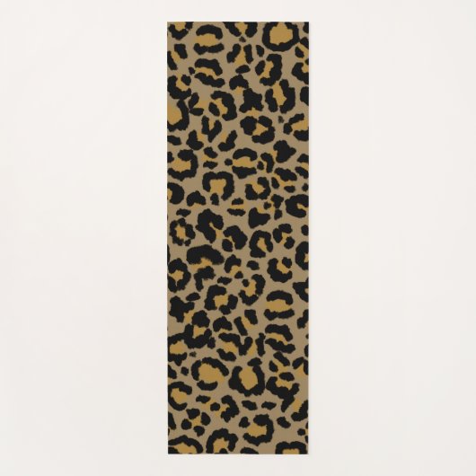 Leopard Pattern in Natural 2 Yogamat (Voorkant)