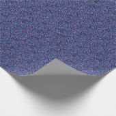 Leopard Pattern in Raspberry op Electric Blue Cadeaupapier (Hoek)