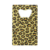 Leopard Pattern Kredietkaart Flessenopener (Achterkant)