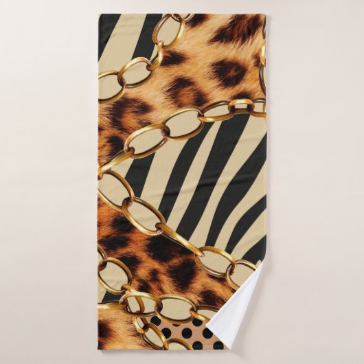 Leopard Pattern, Leopard Print, Animal print, Badhanddoek (Badhanddoek)
