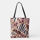 Leopard Pattern, Leopard Print, Animal print, Draagtas (Achterkant)