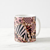 Leopard Pattern, Leopard Print, Animal print, Koffiemok (Voorkant rechts)