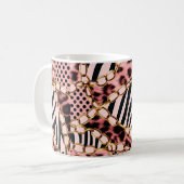Leopard Pattern, Leopard Print, Animal print, Koffiemok (Voorkant links)