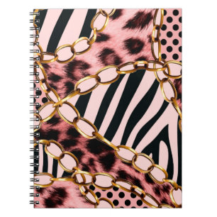 Leopard Pattern, Leopard Print, Animal print,  Notitieboek