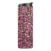 Leopard Pattern, Leopard Print, Animal print,  Thermosbeker (Gedraaid links)