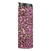 Leopard Pattern, Leopard Print, Animal print,  Thermosbeker (Geroteerd rechts)