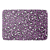 Leopard Pattern, Leopard Spots, Paarse Leopard Badmat (Voorkant)