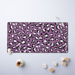 Leopard Pattern, Leopard Spots, Paarse Leopard Bureaumat