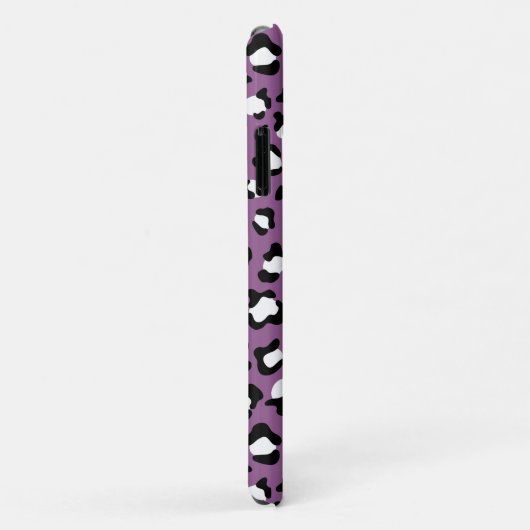 Leopard Pattern, Leopard Spots, Paarse Leopard Case-Mate iPhone Case (Achterkant/rechts)