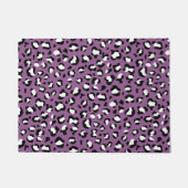 Leopard Pattern, Leopard Spots, Paarse Leopard Deurmat (Voorkant)