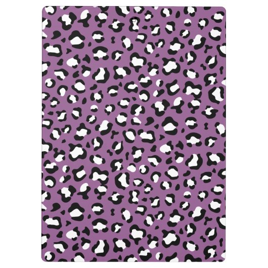 Leopard Pattern, Leopard Spots, Paarse Leopard Klembord (Achterkant)