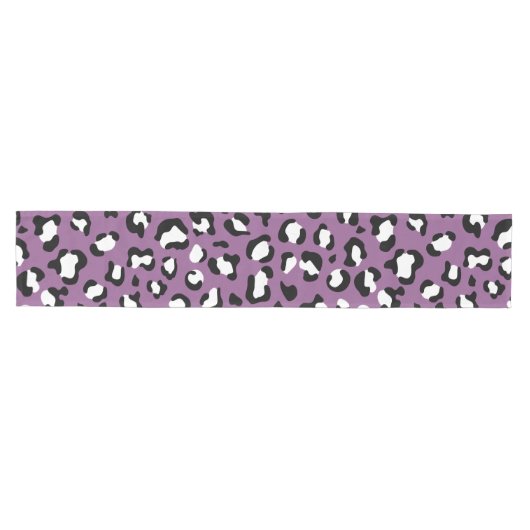 Leopard Pattern, Leopard Spots, Paarse Leopard Medium Tafelloper (Horizontaal)