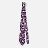 Leopard Pattern, Leopard Spots, Paarse Leopard Stropdas (Voorkant)
