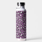 Leopard Pattern, Leopard Spots, Paarse Leopard Waterfles (Rechts)