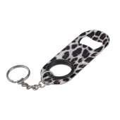 Leopard Pattern Mini Flessenopener (Voorkant Gekanteld)
