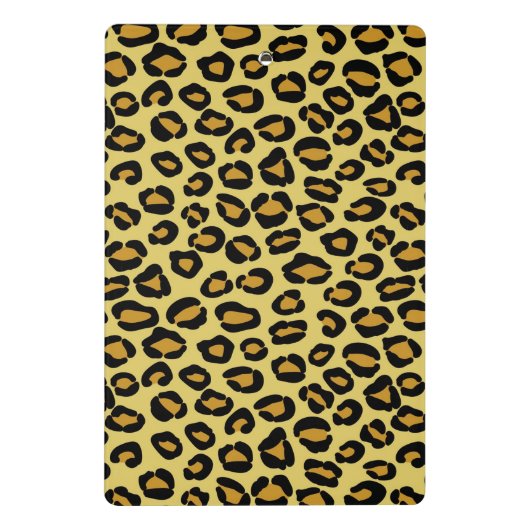 Leopard Pattern Mini Klembord (Achterkant)