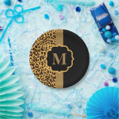 Leopard Pattern Papieren Bordje (Feest)