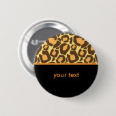 Leopard Pattern Ronde Button 5,7 Cm (Voorkant /achterkant)