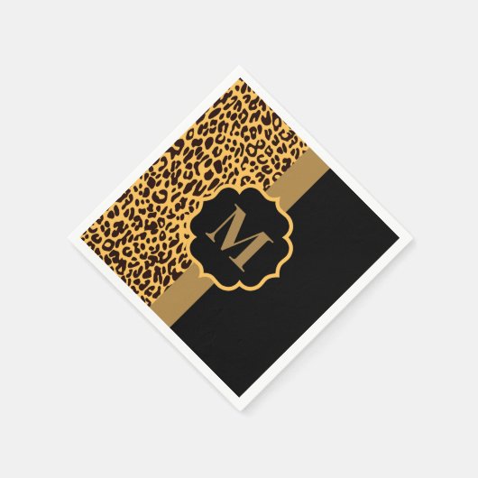 Leopard Pattern Servet (Hoek)