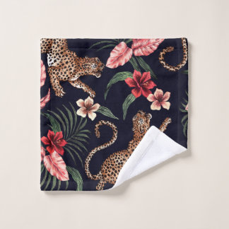 Leopard Pattern Shower Curtain Washandje