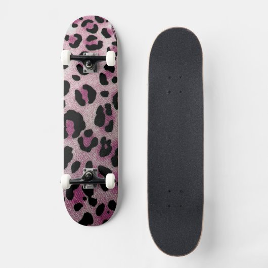 Leopard Pattern Skateboard (Voorkant)