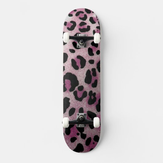 Leopard Pattern Skateboard (Voorkant)