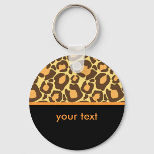 Leopard Pattern Sleutelhanger
