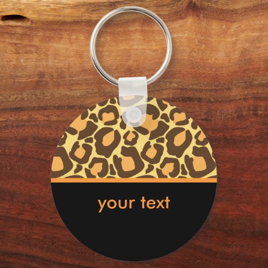 Leopard Pattern Sleutelhanger (Voorkant)