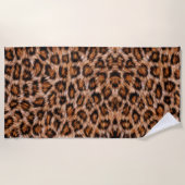 Leopard Pattern Strandlaken (Voorkant)