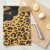 Leopard Pattern Theedoek (Quarter Fold)