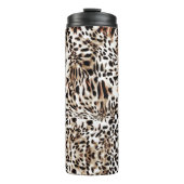 Leopard Pattern Thermosbeker (Voorkant)