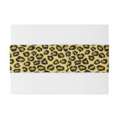 Leopard Pattern Uitnodigingen Wikkel (Achterkant Voorbeeld)