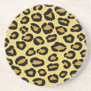 Leopard Pattern Zandsteen Onderzetter