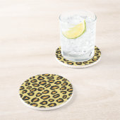 Leopard Pattern Zandsteen Onderzetter (Zijkant)