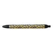 Leopard Pattern Zwarte Inkt Pen (Voorkant)