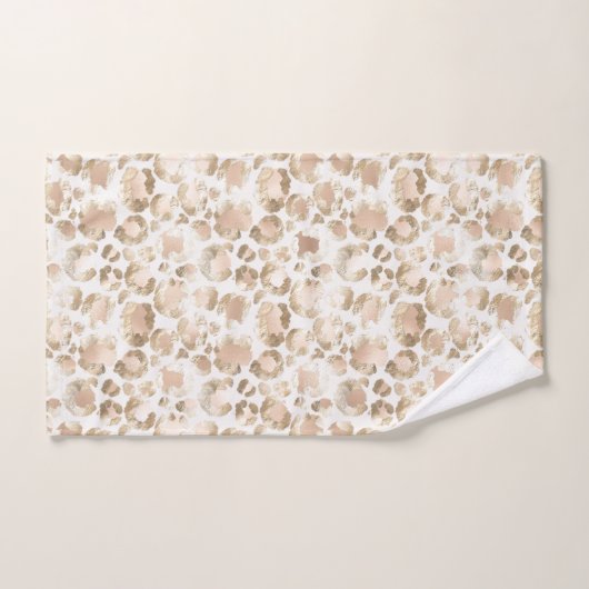  LEOPARD PATTERNEN BATHROOM TOWEL SET BAD HANDDOEK (Handdoek)
